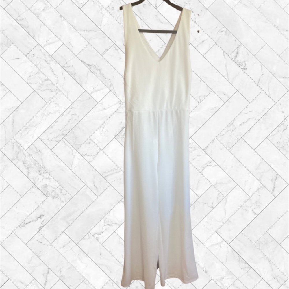Cream Jumpsuit